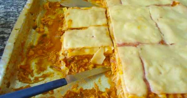 Receita de Lasanha de Frango com Molho Branco