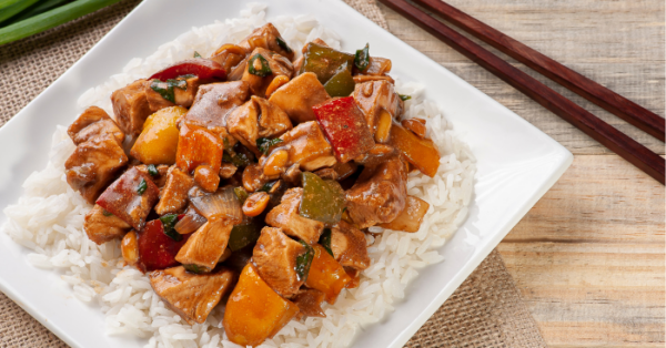 Frango Xadrez Rápido e Prático