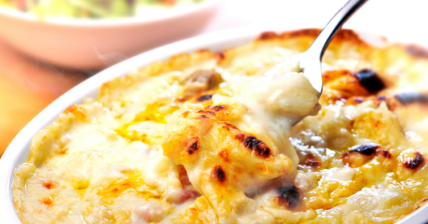 Gratinado de Peito de Frango - Derrete na Boca