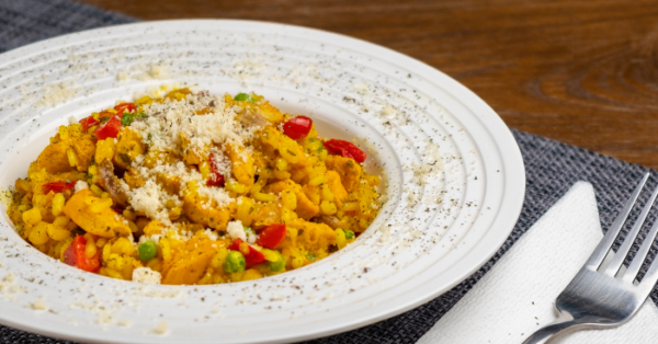 Risoto de Frango - Fácil, rápido e delicioso