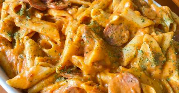 Macarrão Cremoso na Panela de Pressão