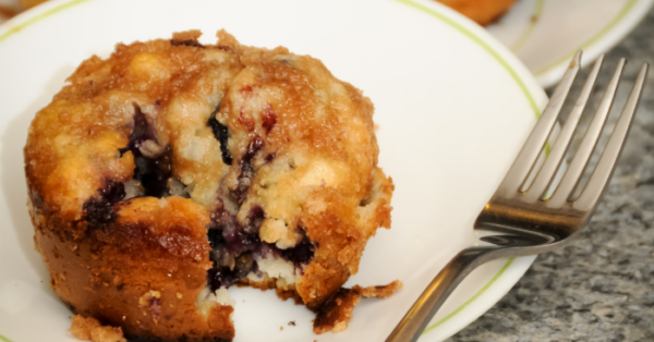 Muffin de Mirtilo LowCarb - Faça hoje mesmo