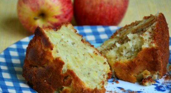 Receita de Bolo de Maçã e Aveia no Liquidificador