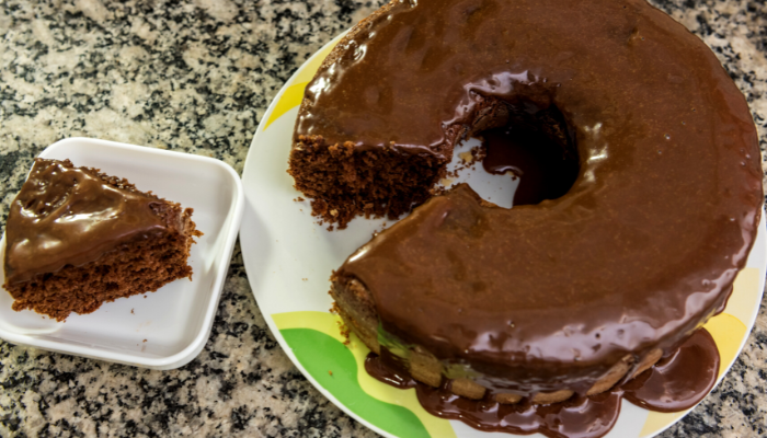 Bolo de Iogurte com Chocolate - Super Fofinho