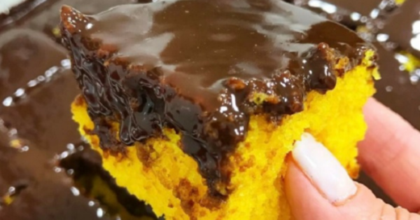 Bolo de Cenoura Liquidificador - Receita Simples