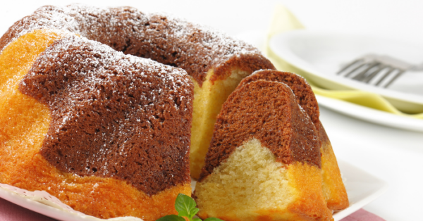 Receita de Bolo Mesclado Fofinho