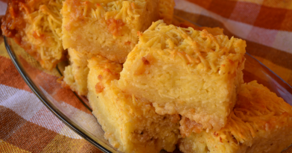 Receita Simples de Bolo de Aipim