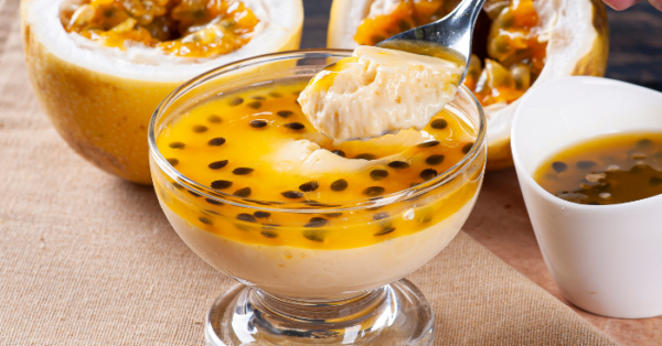 Mousse de Maracujá sem Ovo e Sem Gelatina - Receita Deliciosa