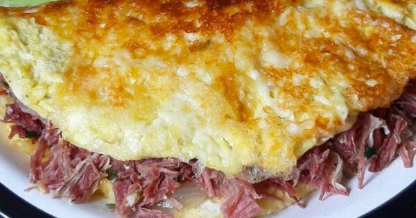Omelete de Charque - Você precisa fazer essa delícia