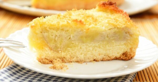 Receita de bolo de banana de liquidificador cremoso