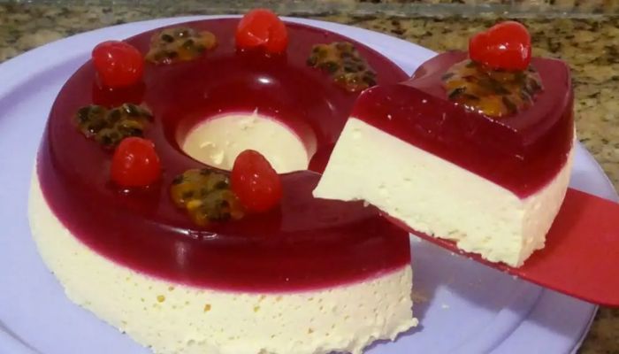 Receita de Sobremesa de Preguiçoso com Gelatina